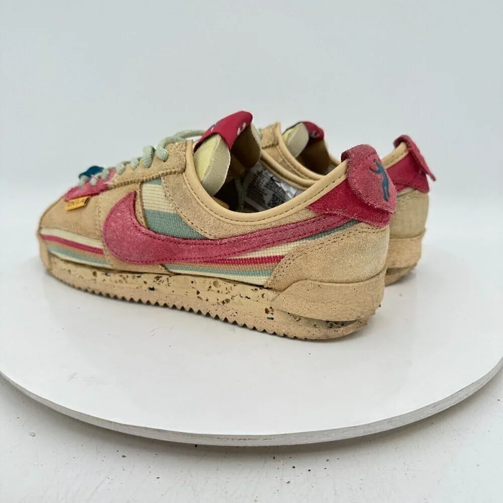 Nike Cortez Union Men Size 5 Women 6.5 DR1413-200 Sesame Clay Dutch Green Shoes - Picture 7 of 13